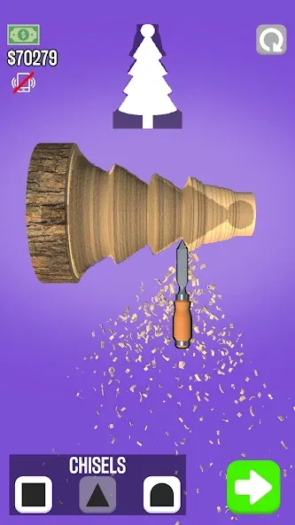 Woodturning (Вудтурнинг)  [МОД Бесконечные монеты] Screenshot 2