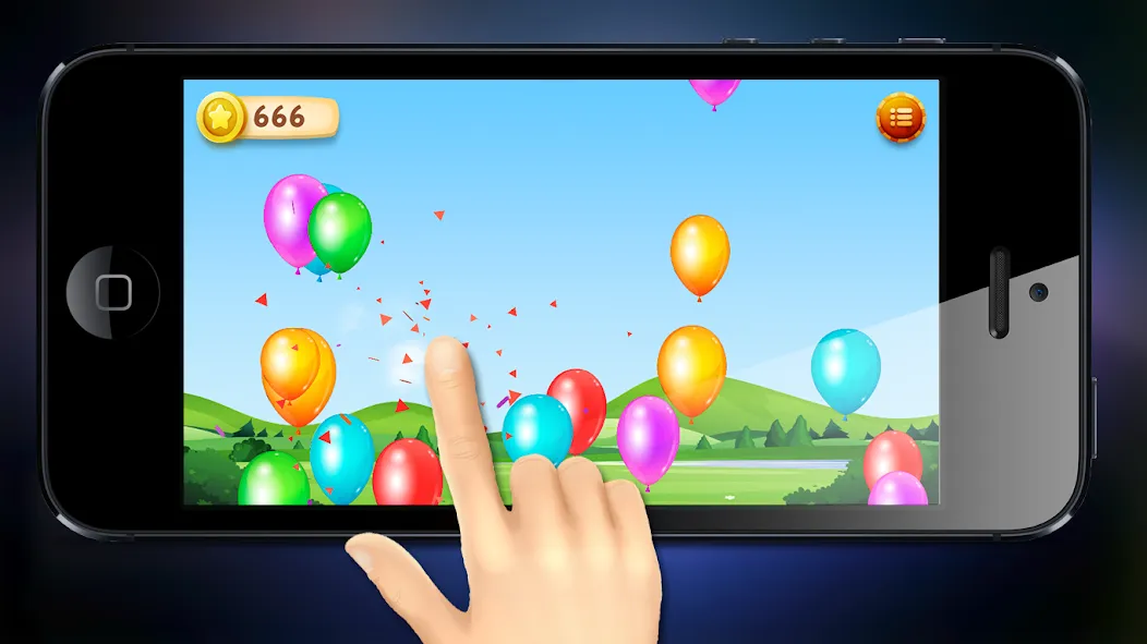 Burst balloons for kids  [МОД Бесконечные монеты] Screenshot 3