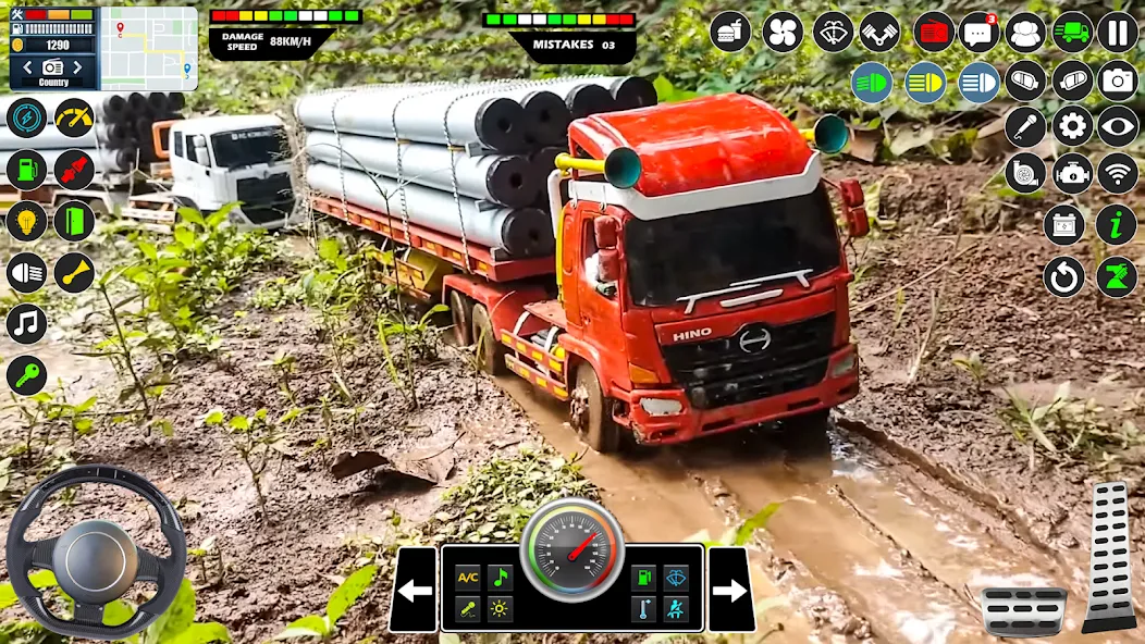 Mud Truck Runner Simulator 3D  [МОД Menu] Screenshot 2