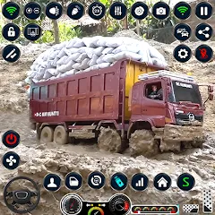 Взломанная Mud Truck Runner Simulator 3D  [МОД Menu] - полная версия apk на Андроид