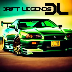 Скачать взломанную Drift Legends - Drifting games (Дрифт Легенды)  [МОД Бесконечные монеты] - стабильная версия apk на Андроид