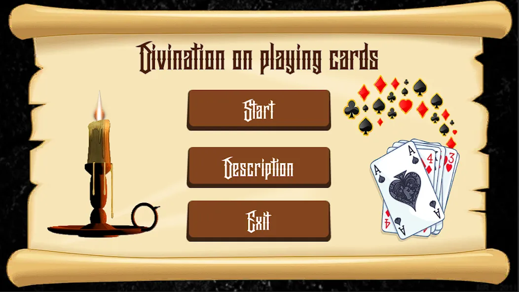 Divination on Playing Cards  [МОД Бесконечные монеты] Screenshot 1