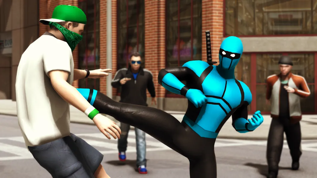 Blue Ninja : Superhero Game (Блу Ниндзя)  [МОД Много денег] Screenshot 1