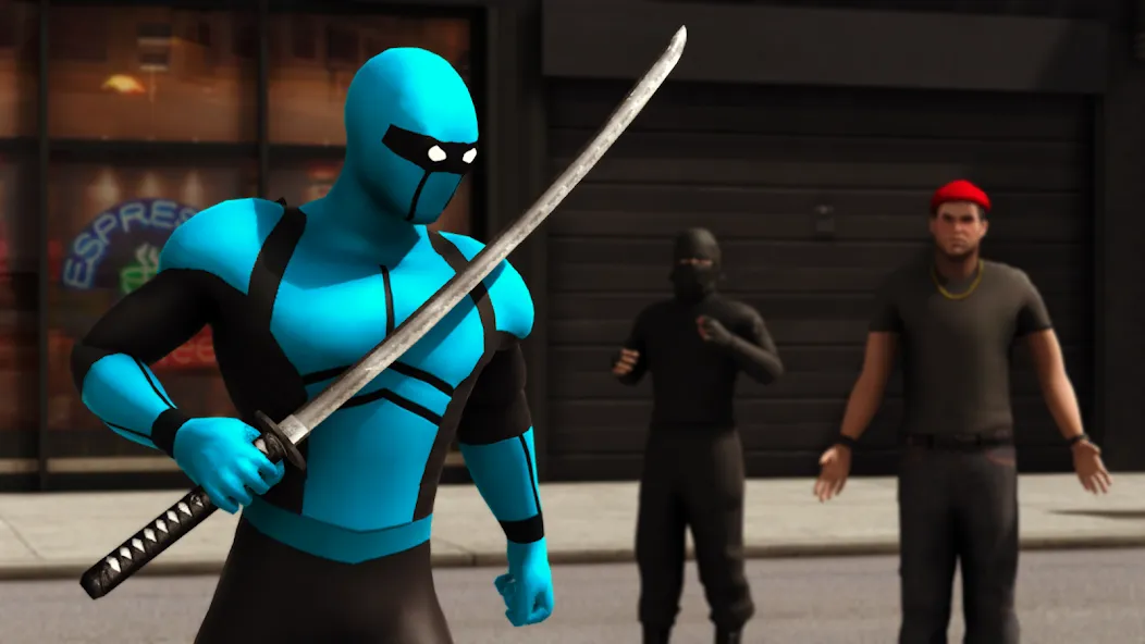 Blue Ninja : Superhero Game (Блу Ниндзя)  [МОД Много денег] Screenshot 2