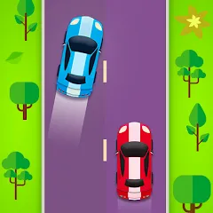 Взломанная Kids Racing, Racecar Boy Girl  [МОД Menu] - стабильная версия apk на Андроид