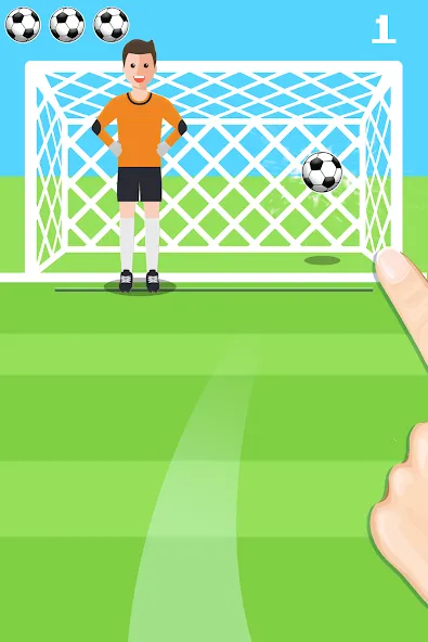 Penalty Shootout Game Offline (Пенальти игра без подключения к интернету)  [МОД Unlocked] Screenshot 3