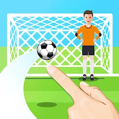 Скачать взлом Penalty Shootout Game Offline (Пенальти игра без подключения к интернету)  [МОД Unlocked] - стабильная версия apk на Андроид