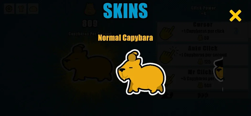 Capybara Clicker (Капибара Кликер)  [МОД Много денег] Screenshot 3