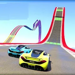 Скачать взлом Mega Ramp Car Offline Games  [МОД Бесконечные монеты] - стабильная версия apk на Андроид