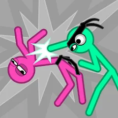 Скачать взломанную Slapstick Fighter - Fight Game (лапстик Файтер)  [МОД Unlimited Money] - стабильная версия apk на Андроид