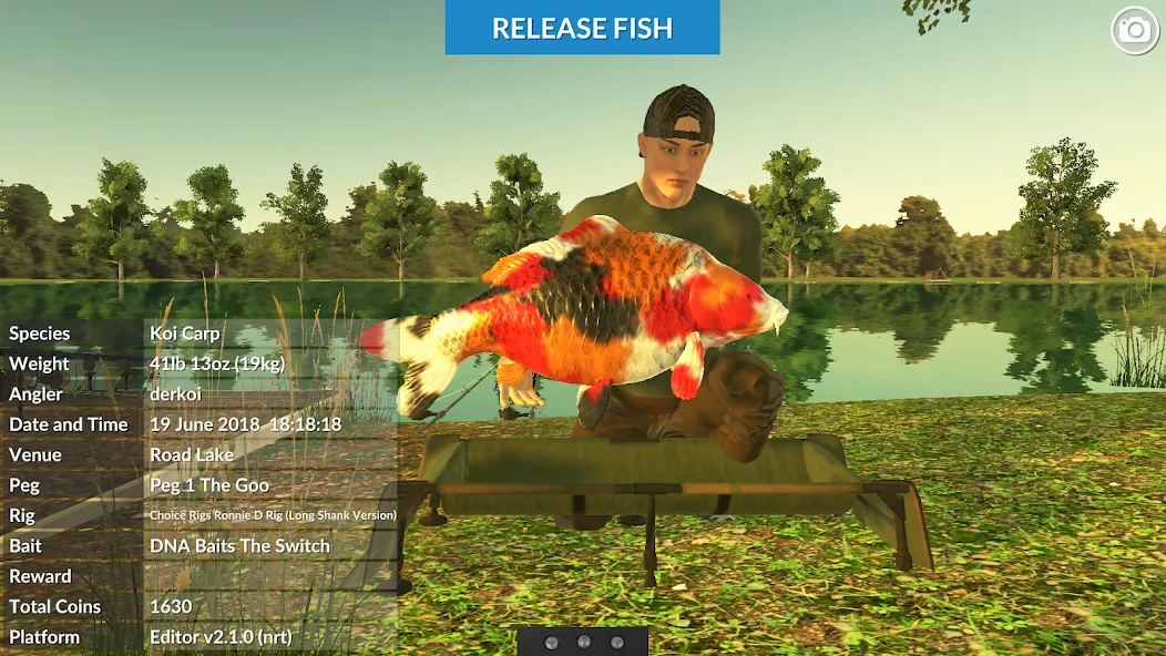 Carp Fishing Simulator (Карп Фишинг Симулятор)  [МОД Меню] Screenshot 1