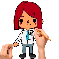 Скачать взлом How to draw Toca  [МОД Много монет] - последняя версия apk на Андроид