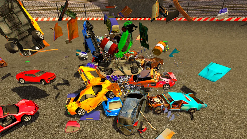 Demolition Derby Mad Car Crash (Дерби Деструкция Симулятор)  [МОД Unlimited Money] Screenshot 1