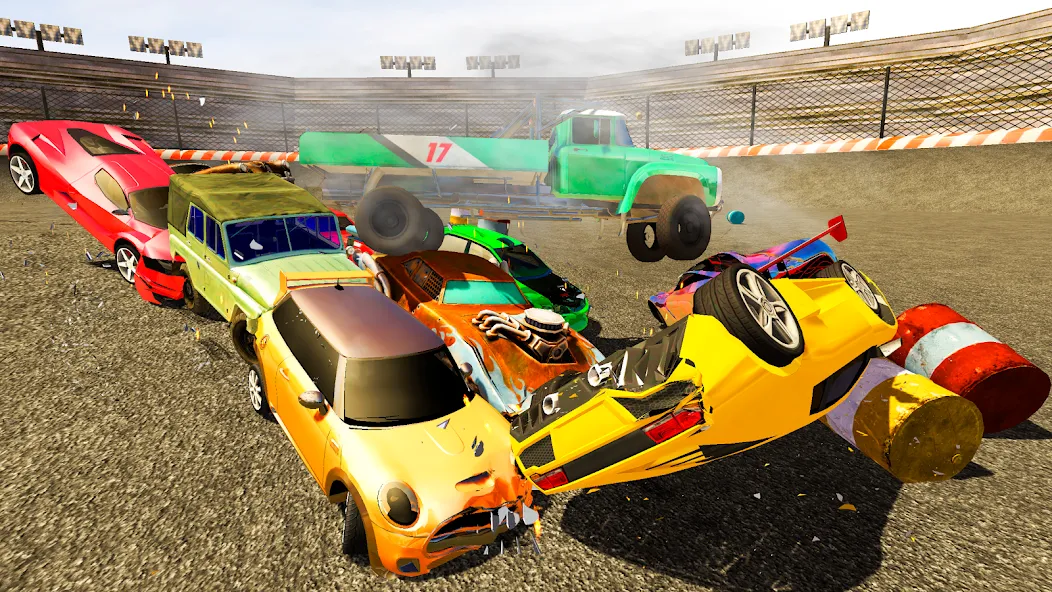 Demolition Derby Mad Car Crash (Дерби Деструкция Симулятор)  [МОД Unlimited Money] Screenshot 3