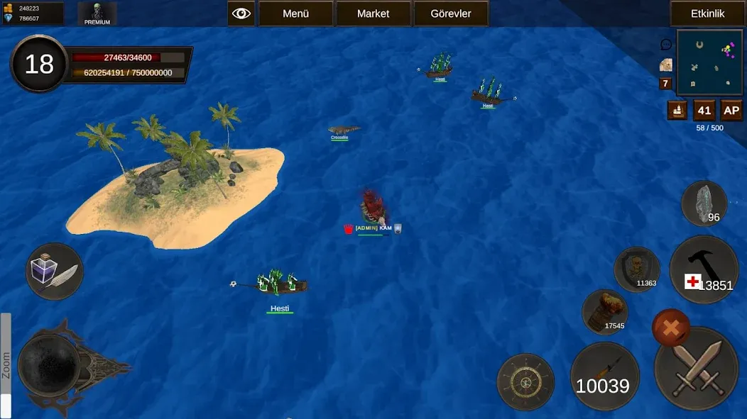 Naval Battle Online (Навальное Сражение Онлайн)  [МОД Unlocked] Screenshot 2