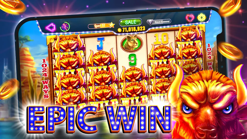 Old Vegas Slots - Casino 777 (Олд Вегас Слотс)  [МОД Меню] Screenshot 4