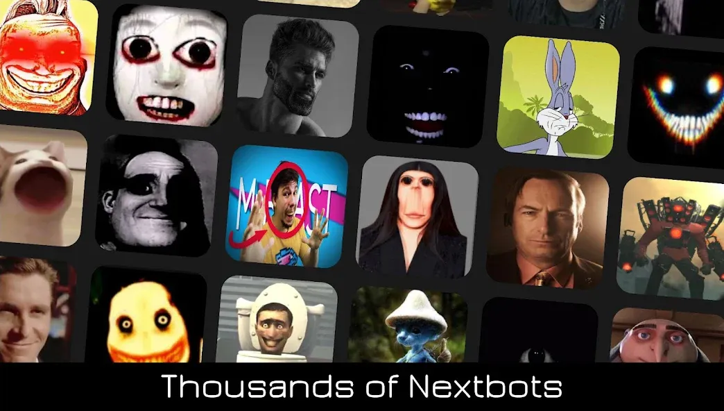 Nextbots Online: Sandbox (Некстботс Онлайн)  [МОД Unlocked] Screenshot 1