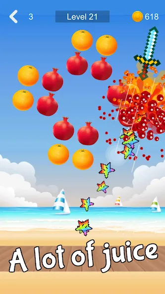 Fruit Sniper (Фрут Снайпер)  [МОД Все открыто] Screenshot 2