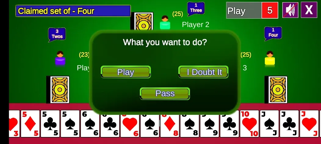 Bluff Card Game (Блеф карточная игра)  [МОД Бесконечные монеты] Screenshot 4