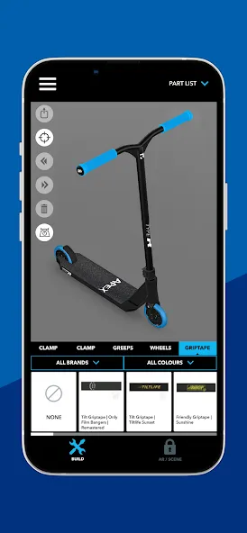 Scooter 3D custom builder (Скутер 3D настраиваемый конструктор)  [МОД Бесконечные деньги] Screenshot 3