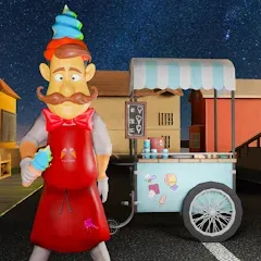 Взломанная Ice Cream Man: Horror Scream (Айс Скрим)  [МОД Меню] - полная версия apk на Андроид