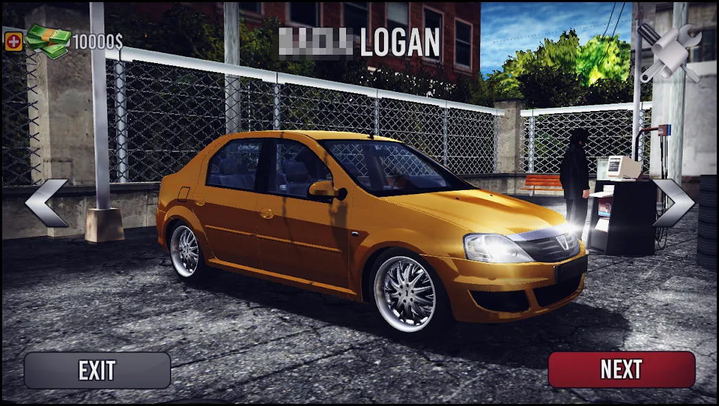 Logan Drift Simulator (Логан Дрифт Симулятор)  [МОД Много денег] Screenshot 1