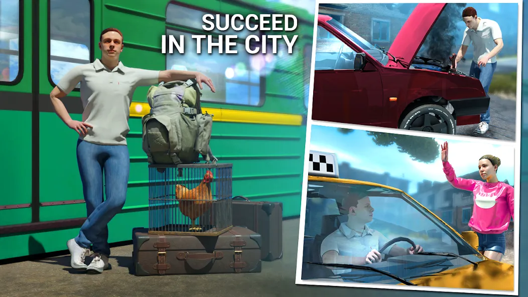 Real Driving School in City  [МОД Unlimited Money] Screenshot 1