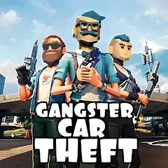 Скачать взломанную Gangster Car Theft Games (Гангстерская автомобильная война игр)  [МОД Mega Pack] - последняя версия apk на Андроид