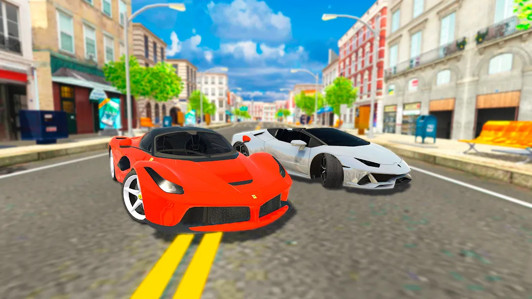 Car Driving Simulator: Online (Кар Драйвинг Симулятор)  [МОД Много денег] Screenshot 1