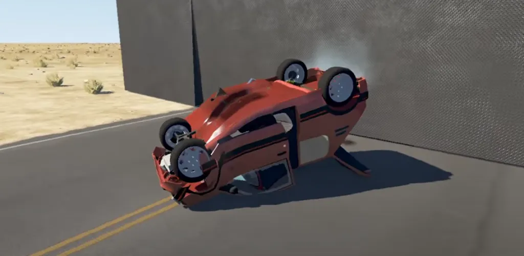 Realistic Car Crash Simulator  [МОД Unlocked] Screenshot 1