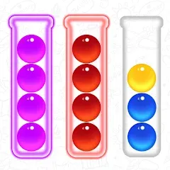 Взлом Ball Sort - Color Puzzle Game (Болл Сорт)  [МОД Бесконечные деньги] - последняя версия apk на Андроид