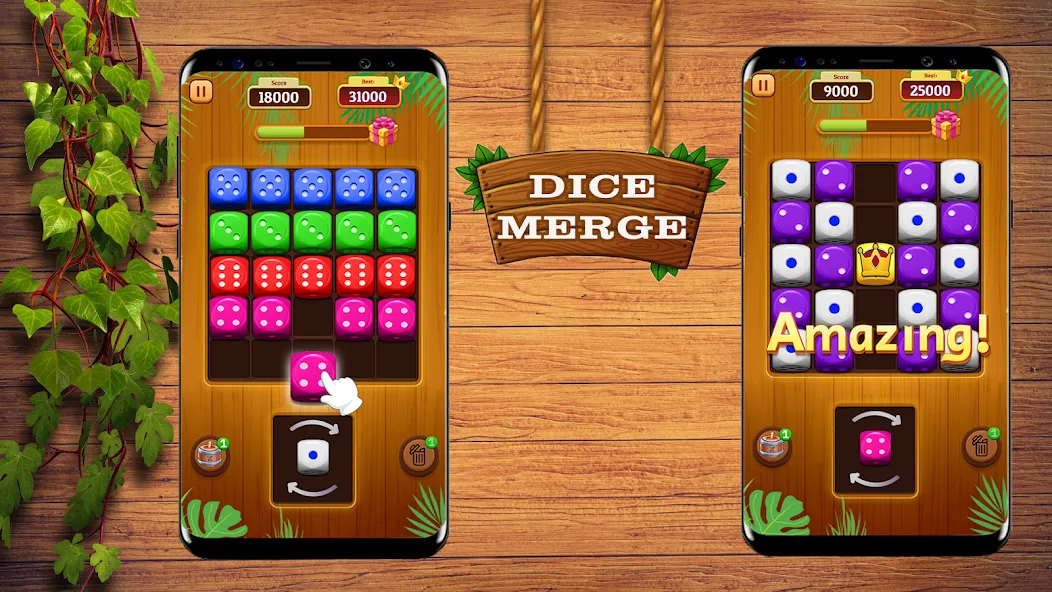 Dice Merge: Dice Mania Game (Дайс Мердж)  [МОД Бесконечные монеты] Screenshot 1