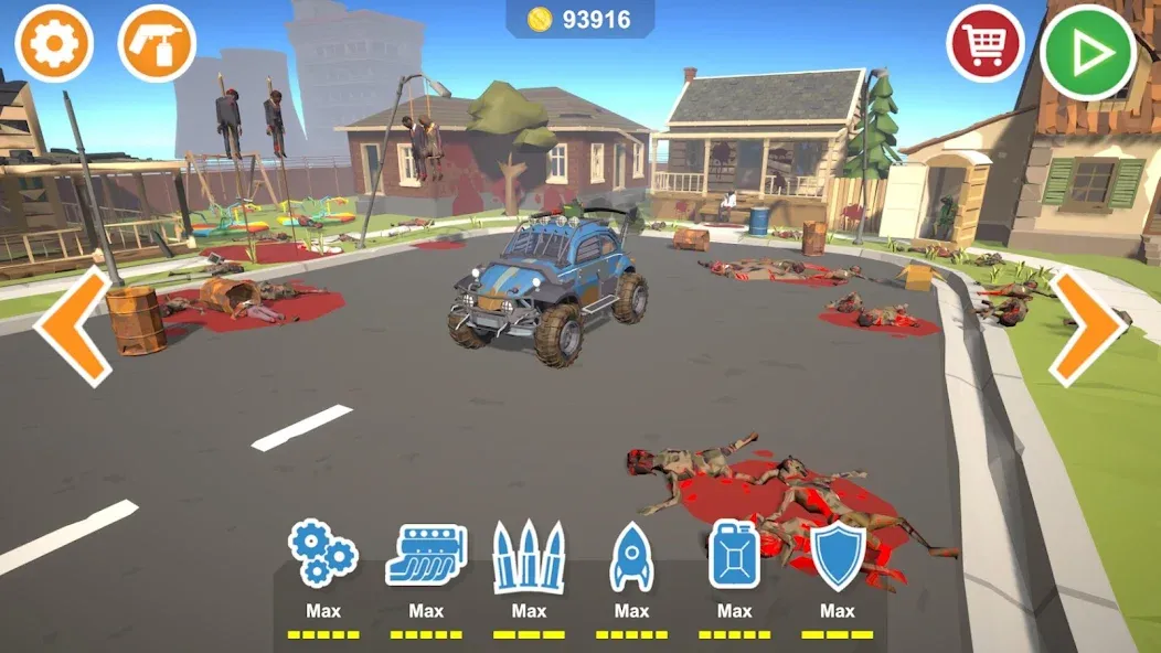 Zombie Cars Crush: Racing Die (Зомби Карс)  [МОД Все открыто] Screenshot 1