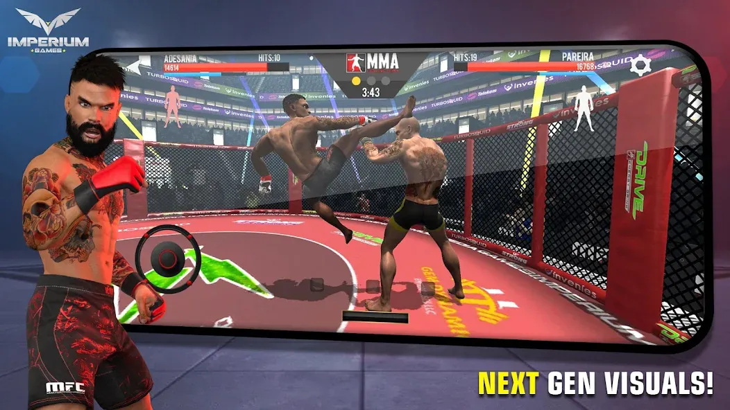 MMA Fighting Clash (ММА Файтинг Клэш)  [МОД Бесконечные деньги] Screenshot 1