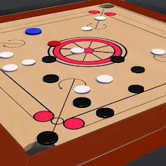 Взломанная Carrom Board Clash : Pool game (Карром борд пул игра)  [МОД Menu] - полная версия apk на Андроид