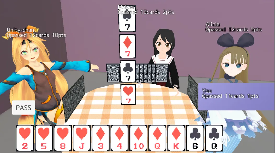 Sevens card game (Севенс карточная игра)  [МОД Все открыто] Screenshot 2