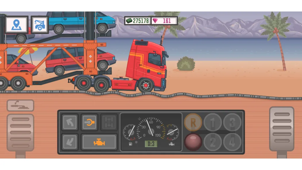 Trucker and Trucks  [МОД Бесконечные деньги] Screenshot 4