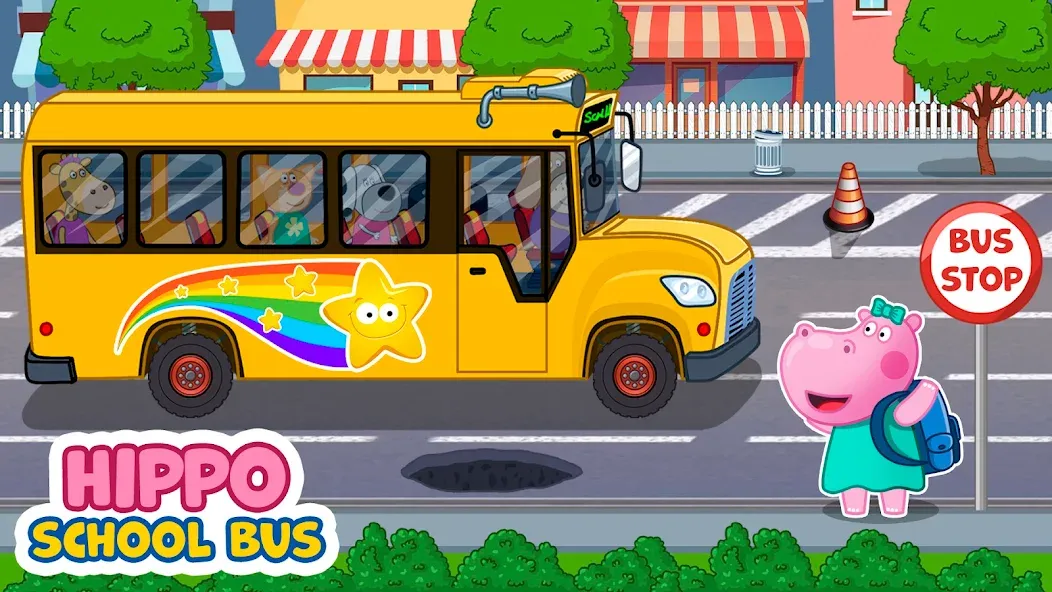 Kids School Bus Adventure  [МОД Бесконечные монеты] Screenshot 1