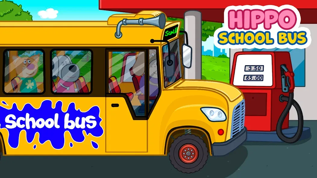 Kids School Bus Adventure  [МОД Бесконечные монеты] Screenshot 2