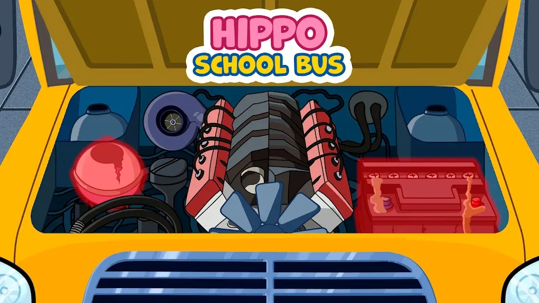 Kids School Bus Adventure  [МОД Бесконечные монеты] Screenshot 3