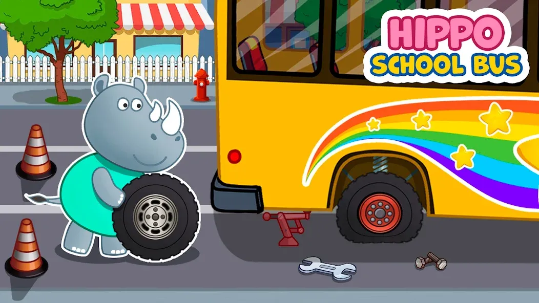 Kids School Bus Adventure  [МОД Бесконечные монеты] Screenshot 4