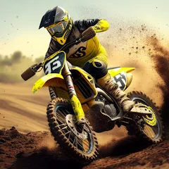 Скачать взломанную MX Bikes: Motocross Dirt bikes  [МОД Mega Pack] - полная версия apk на Андроид