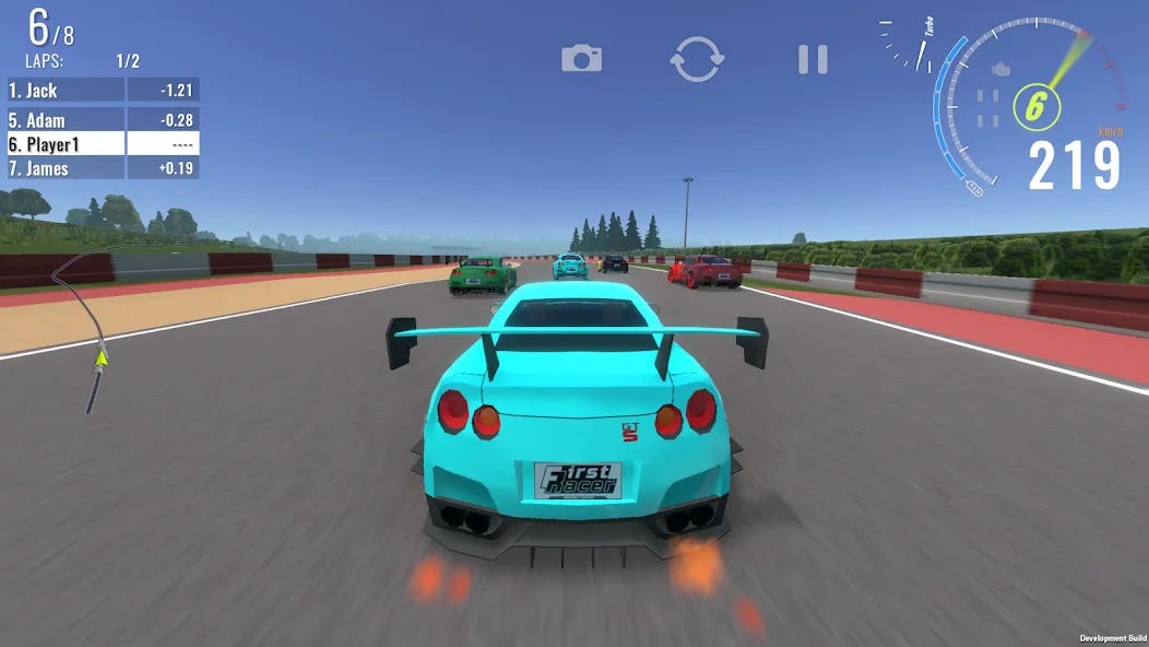 First Racer (Фрст Рейсер)  [МОД Много монет] Screenshot 1