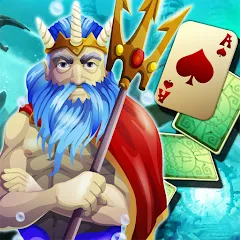 Скачать взломанную Solitaire Atlantis (олитэр Атлантис)  [МОД Все открыто] - полная версия apk на Андроид