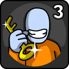 Взлом One Level 3 Stickman Jailbreak (Один Уровень 3)  [МОД Много денег] - последняя версия apk на Андроид