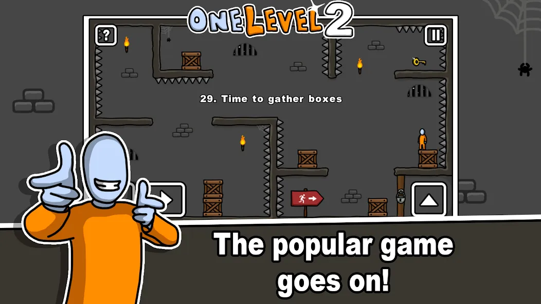 One Level 2 Stickman Jailbreak (Уан Левел 2)  [МОД Mega Pack] Screenshot 1