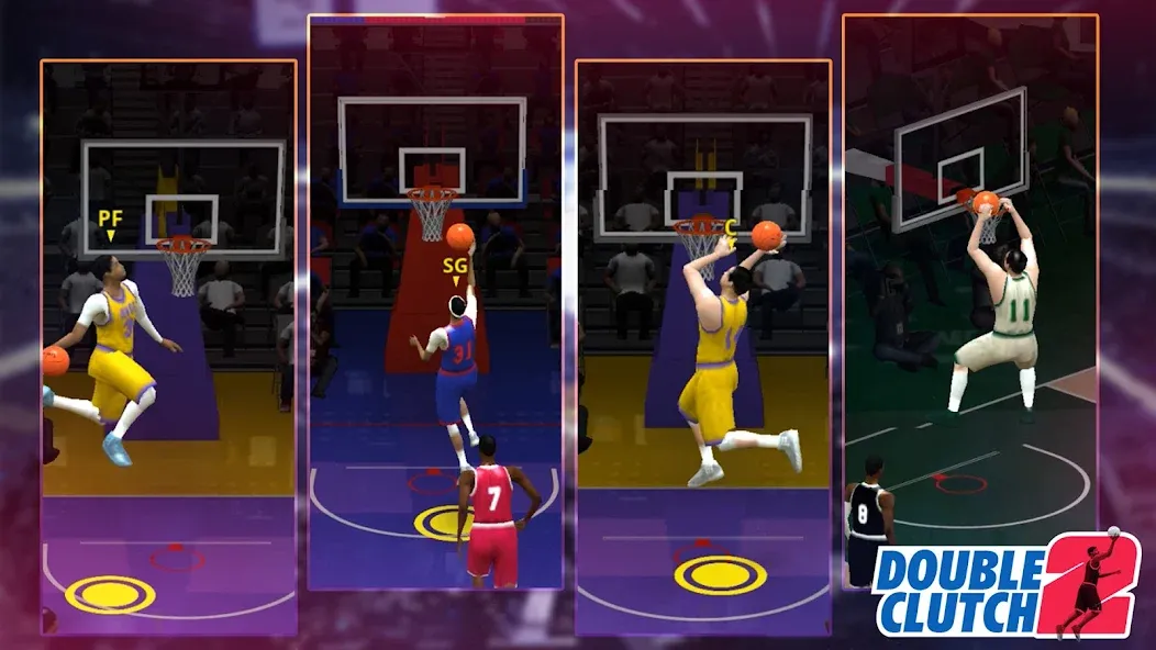 DoubleClutch 2 : Basketball (ДаблКлач 2)  [МОД Много монет] Screenshot 2