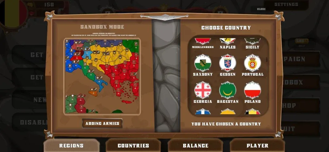 World conquest: Europe 1812 (Всемирное завоевание)  [МОД Menu] Screenshot 2