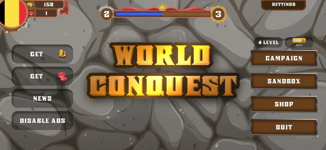 World conquest: Europe 1812 (Всемирное завоевание)  [МОД Menu] Screenshot 5