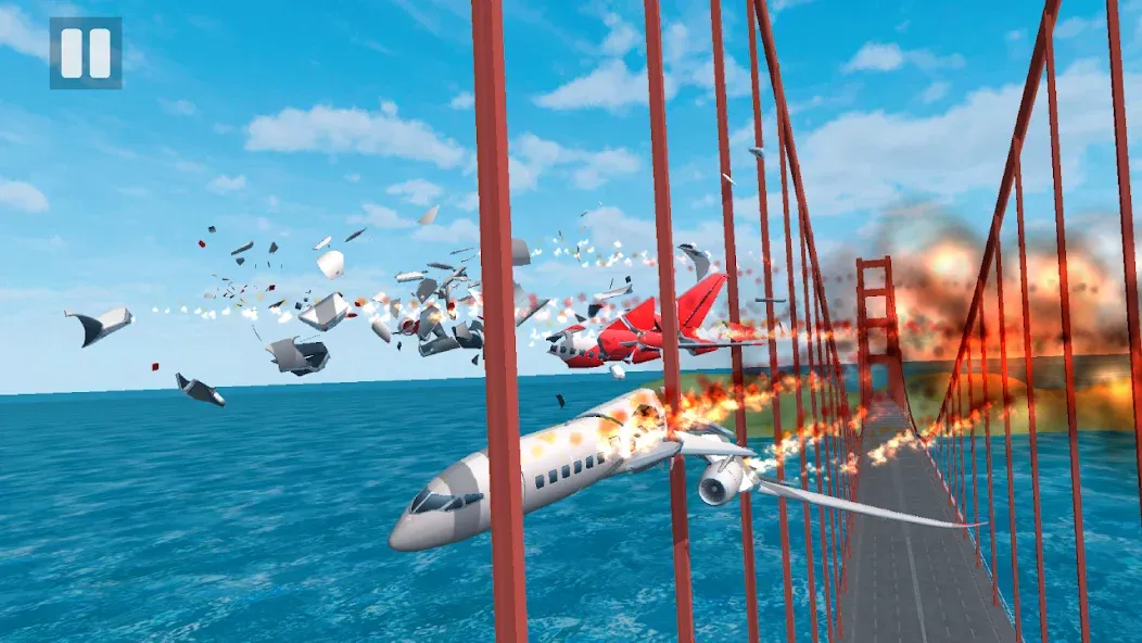 Plane Crash: Flight Simulator (Плейн Краш)  [МОД Unlocked] Screenshot 2